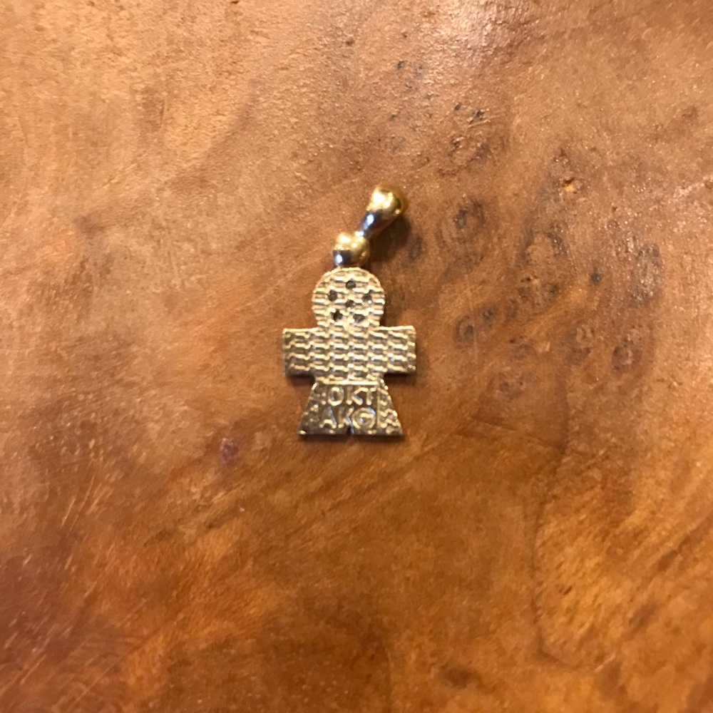 10K Yellow Gold Boy Charm - Picture 2 of 3